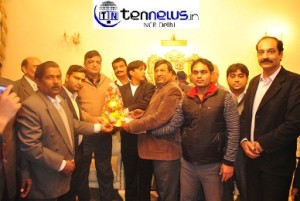Naresh Agarwal, MP Rajya Sabha, came to bless the panel of Harish Verma for the RWA Elections of Sector -20, Noida.