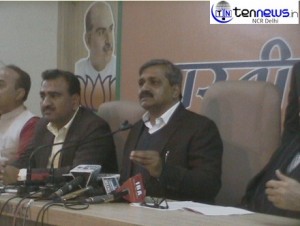 BJP SATISH UPADHAYA ALLEGES DELHI CM MISLEDING PEOPLE OF DELHI.