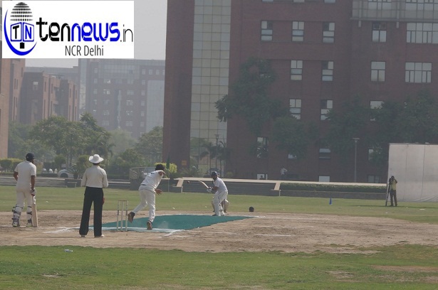 Cricket Cup between J K INsurence Broker and KEI Team at Amity University