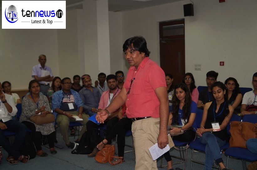 Mr Gurinder Azad addressing the gathering
