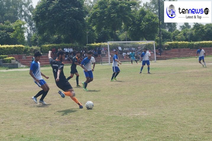 Football Match betwen Amity Law School Delhi and Amity Law School Noida