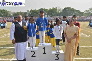 St Joseph's School Greater Noida sports day - Chief Guest Surendra Singh Nagar, M.P.