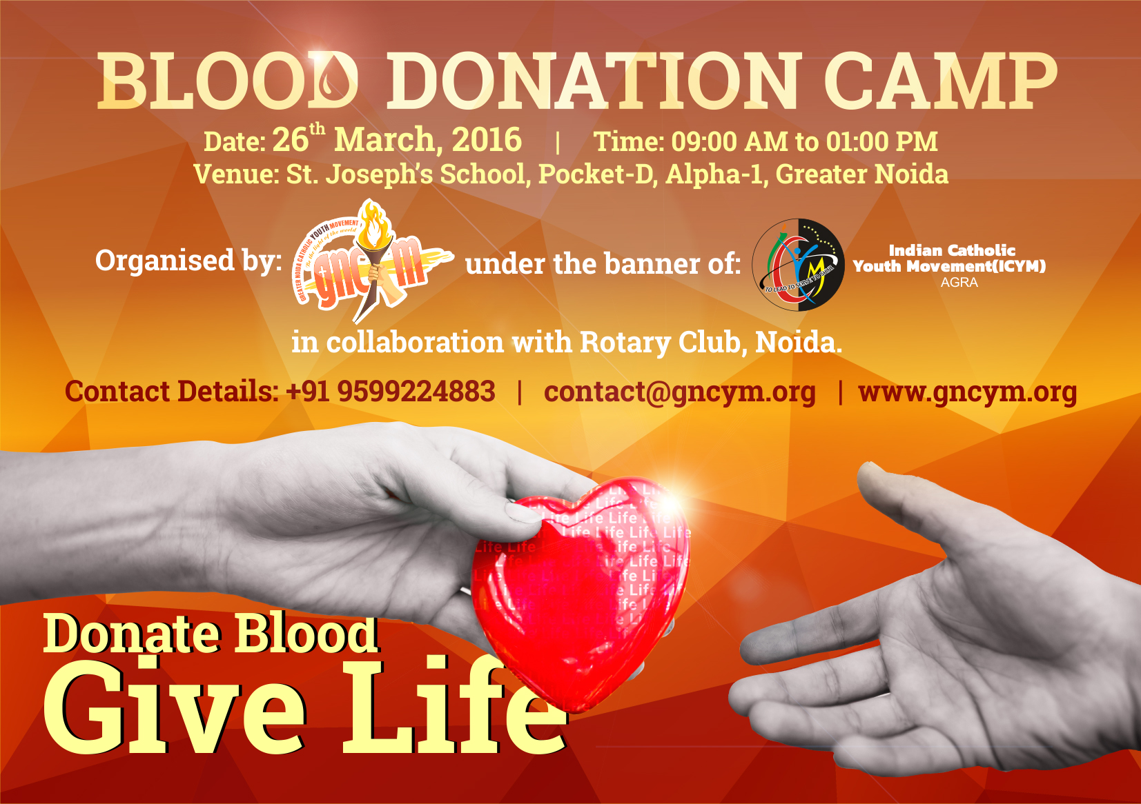 blood-donation-camp-GNCYM : National News Portal - Breaking  News, Live News, Delhi News, Noida News, National News, Politics, Business,  Education, Medical, Films, Features