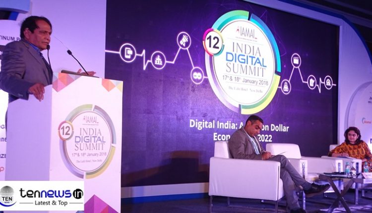 Commerce Minister Suresh Prabhu discusses challenges in digitising Indian Railway framework at IAMAI Digital Summit 