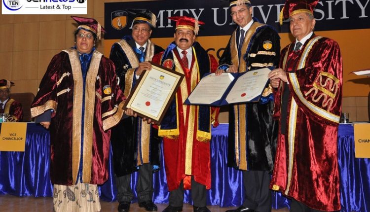 Amity University Noida Special Convocation : Honorary Doctorate Awarded to Nobel Laureate and Minister