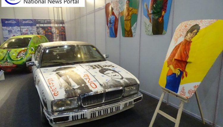 Cartist filling Colors of creativity at the Auto Expo 2018