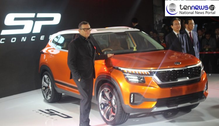 Kia unveils SP Concept and showcases 16 global models at AutoExpo 2018