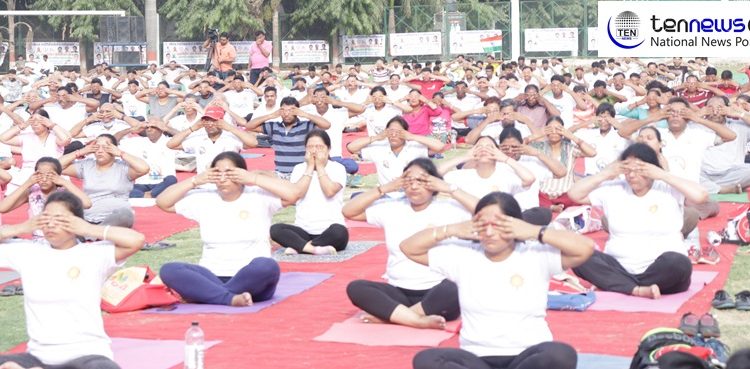 International Yoga Day Mega Celebrations in Noida : Photo Highlights