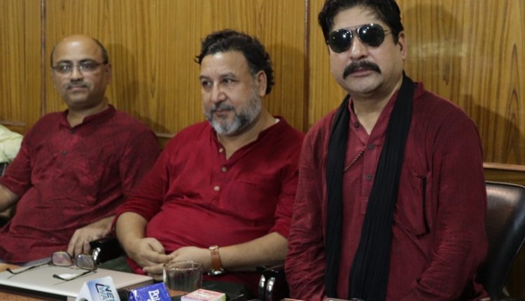 Bollywood actor Yashpal Sharma promotes his upcoming film Karim Mohammad in Delhi