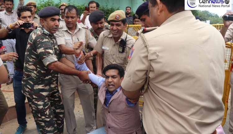 Police arrest Kapil Mishra for protesting over Evangelical Event at TalKotra Stadium!