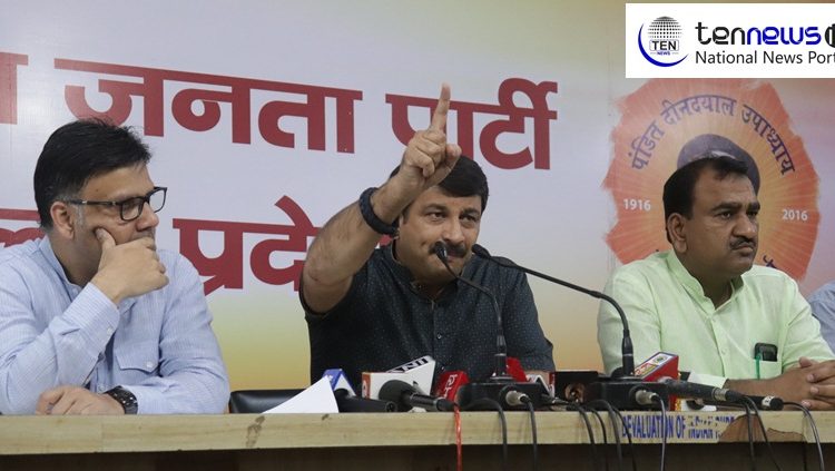 Manoj Tiwari alleges AAP of indulging is caste politics, launches scathing attack