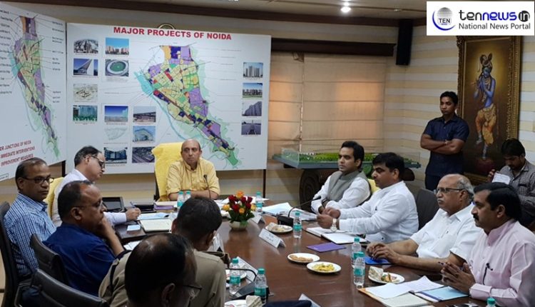 Uttar Pradesh Minister Jai Pratap Singh Chairs Noida development review meeting