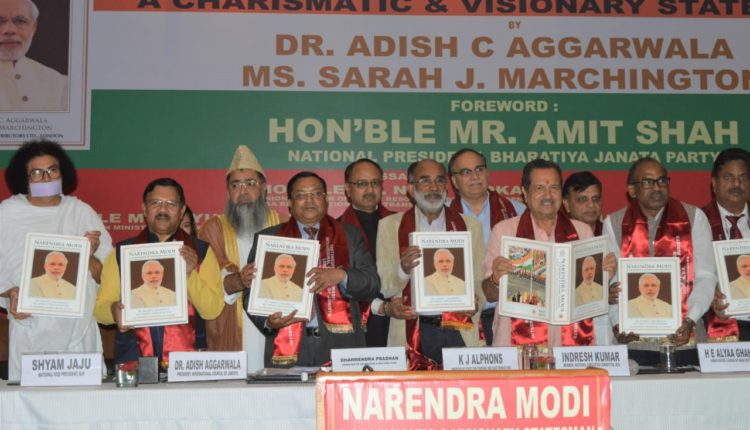 KJ Alphons and Indresh Kumar Unveils 672-page coffee table book chronicling Modi's life