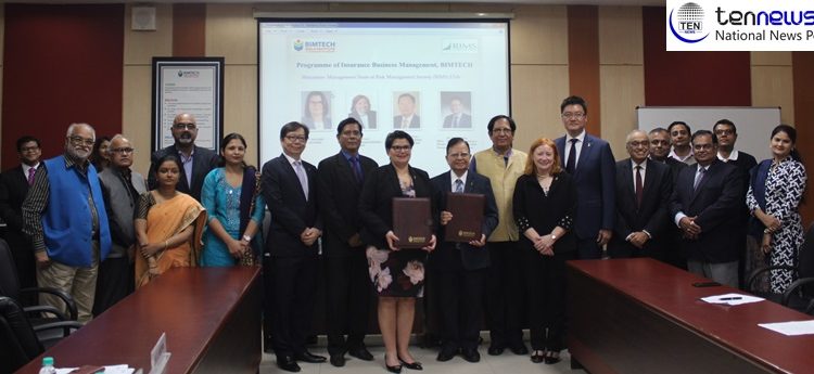 USA based RIMS signs MOU with BIMTECH, Greater Noida to enhance risk management awareness