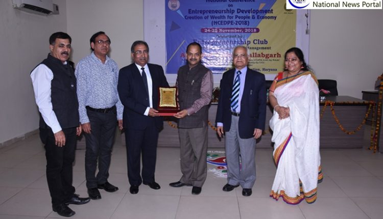 National Conference On Entrepreneurship Development Held At Aggarwal College, Faridabad