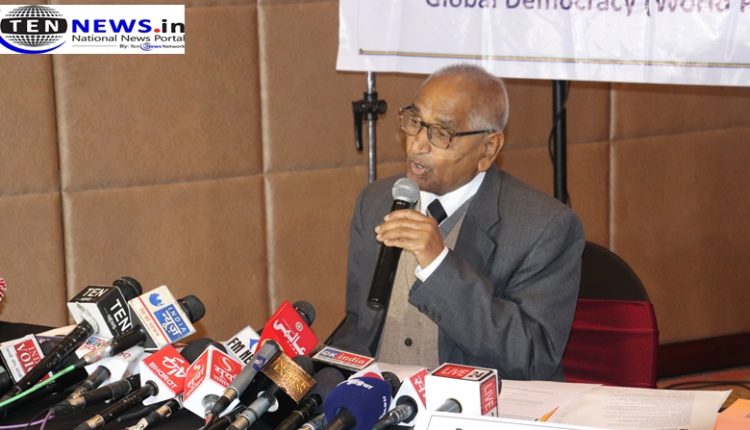 Dr. Jagdish Gandhi of CMS writes letter to Donald Trump, Appeals to establish Global Democracy