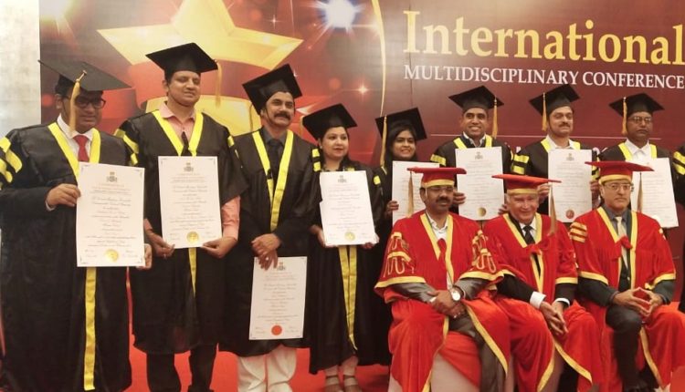 यमुना प्राधिकरण के ओएसडी एसके भाटिया को इनोवेटिव लीडर अवार्ड से किया गया सम्मानित