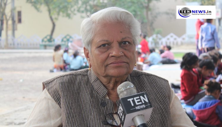 650 गरीब बच्चों को पढ़ाने वाली वरिष्ठ समाजसेविका आर के ऊषा से टेन न्यूज़ ने की ख़ास बातचीत