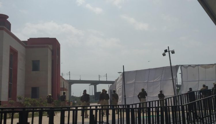 Prime Minister Modi arrives in Greater Noida