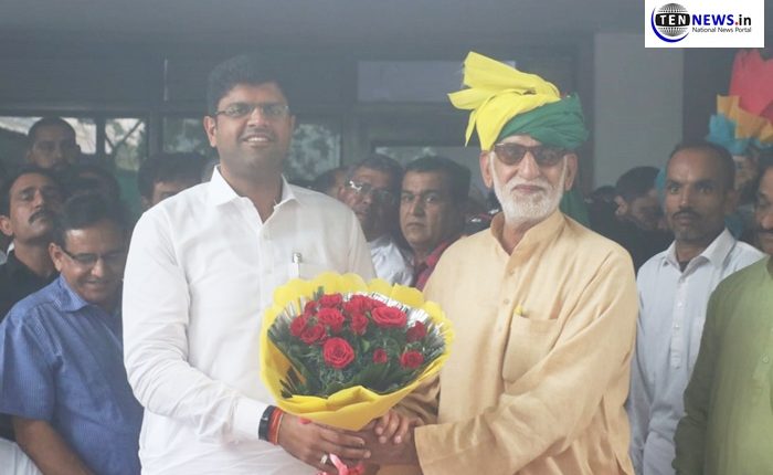 Dushyant Chautala takes jibe at Shiv Sena leader Sanjay Raut after he commented on Ajay Chautala