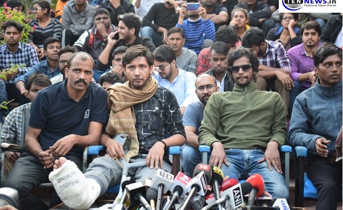 JNU Protest LATEST Update: Differently abled beaten up by Police, JNUSU shares