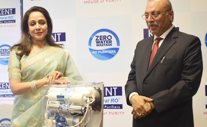 Hema Malini Unveils World’s First RO Water Purifier With “ZERO WATER WASTAGE TECHNOLOGY”