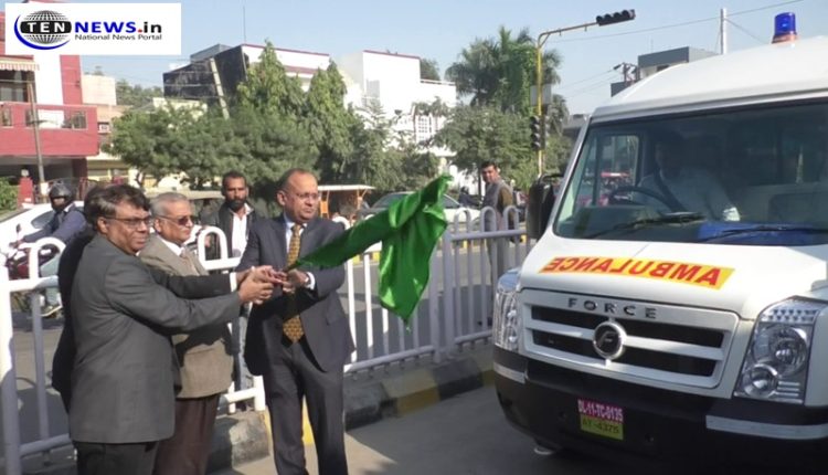 GBN DM flags off Jan Arogya Mobile Van | Healthcare to become more accessible in GBN Rural areas