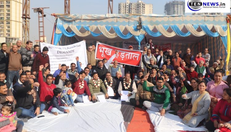 Noida Sector 75 residents continue their hunger strike for 2nd day