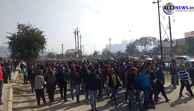 Gaurav Chandel Murder: Thousand of people gather in Gr Noida West to protest against Gaurav's murder