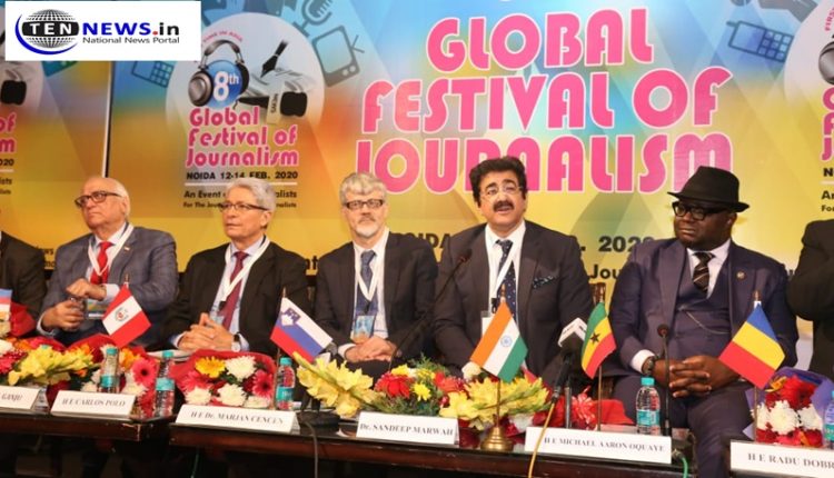 8th Global Festival of Journalism inaugurated at Marwah Studio in Noida