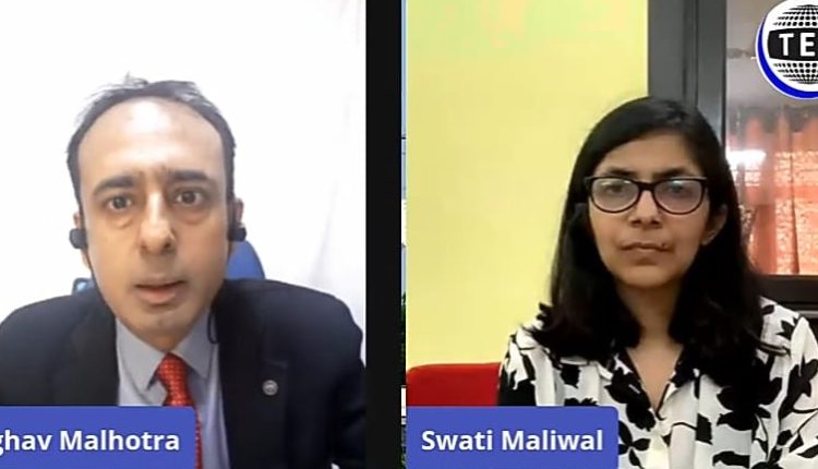 dcw-chief-swati-maliwal-on-ten-news-live