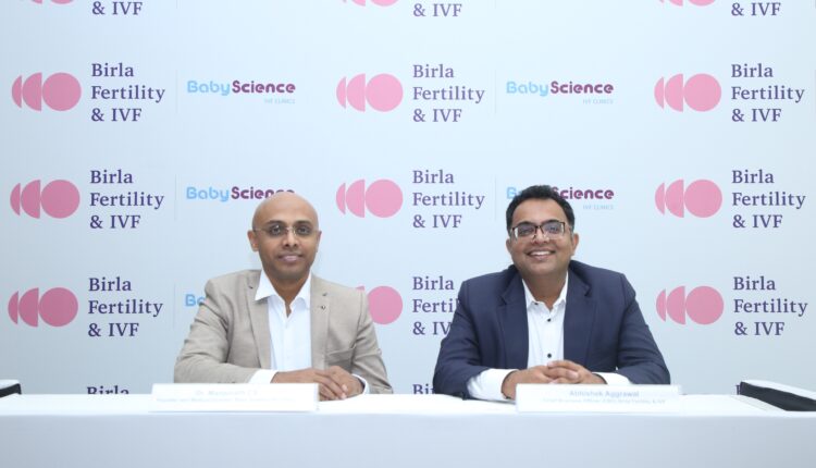 L-R_ Dr Manjunath CS, Founder, BabyScience and Abhieshek Aggarwal, Chief Business Officer, Birla Fertility & IVF
