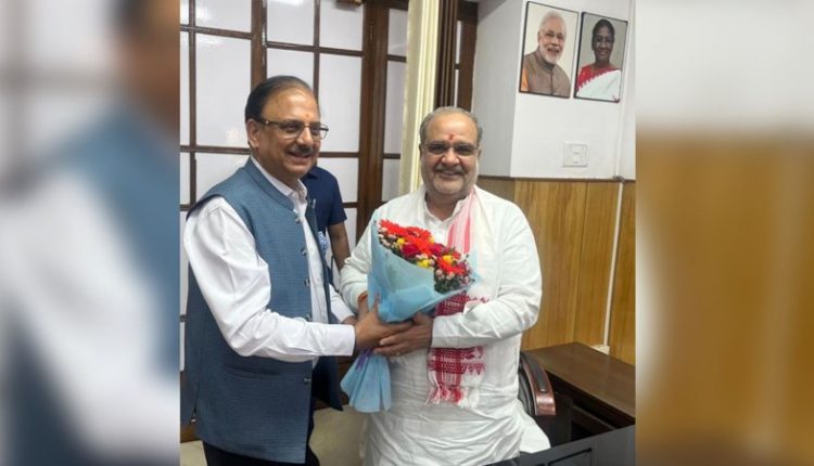 Dr Rakesh Kumar With Bhupendra Chaudhary